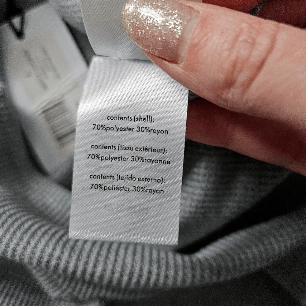 WeWoreWhat Revovle Waffle Legging Size XXS in Heather Grey High Rise Pull on - Picture 2 of 7